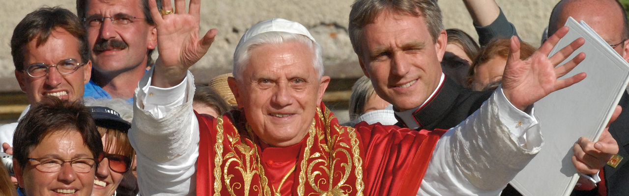Kommunion von Benedikt XVI.